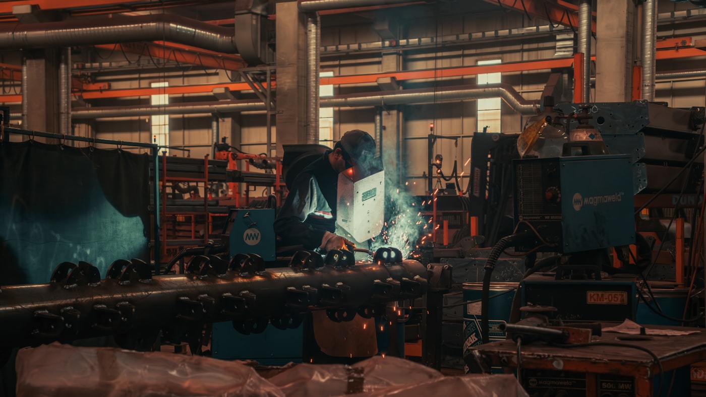 Fabrication floor of a manufacturing business